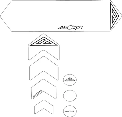 Produktbild von Azonic Kettenstrebenschutz Frame Guards L , transparent