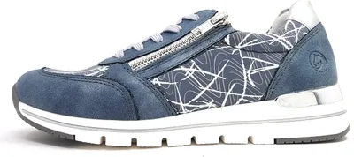 Produktbild von Remonte Damenschuhe sportlicher Schnürer Blau Freizeit, Schuhgröße:37 EU