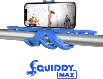 Image de Porte-téléphone Sinfig Max 8,5 cm bleu silicone