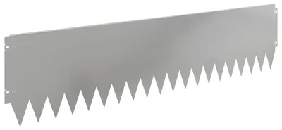 Immagine prodotto di vidaXL Bordatura per prato, 20 pezzi, 103 x 25 cm, acciaio, argento