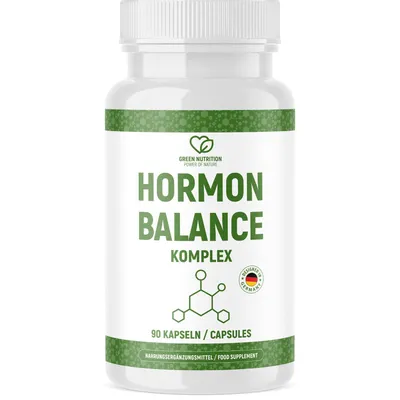 Produktbild von Green Nutrition Hormonbalance Kapseln - 1400 mg Inositol - vegan - 90 Kapseln - 1x