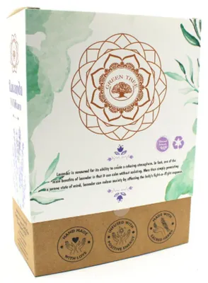 Produktbild von Räucherstäbchen Green Tree Lavender & Olibanum Botanical Incense, 9 dicke Stäbchen