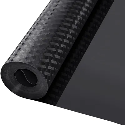 Image de Tapis antidérapant pour tiroirs - Motif losange - Protection pour les tiroirs et les étagères de cuisine - Noir, 30 x 300 cm