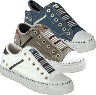 Produktbild von Mustang Damen Slipper Sneaker Halbschuhe 1376-401, Größe:37 EU, Farbe:Blau