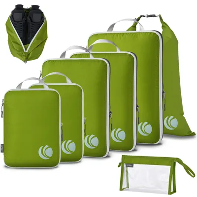 Produktbild von Omgoods – Kompressions-Reise-Packwürfel – Nachhaltige Organizer für Gepäck