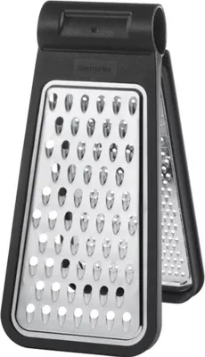 Produktbild von GastroMax Faltreibe 2 Seiten Edelstahl / schwarz