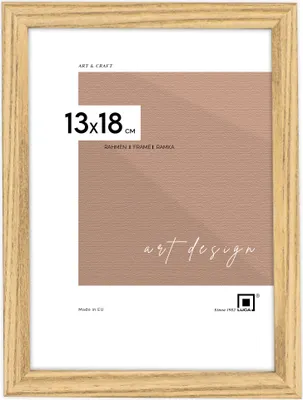 Immagine prodotto di LUCA® Frames, FDM, cornice per foto, colore rovere, 13x18 cm