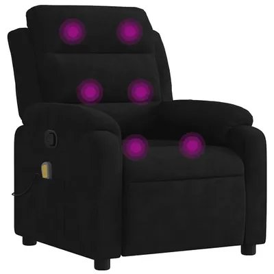 Produktbild von vidaXL Massage-Relaxsessel, schwarzer Samt