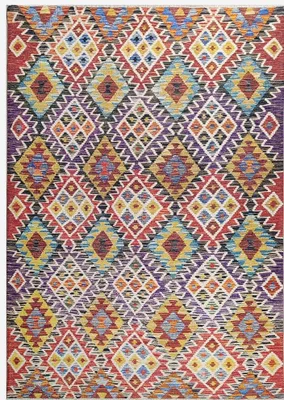 Produktbild von Rechteckiger, rutschfester Teppich aus Baumwolle, multicolor, Antalya KILI09