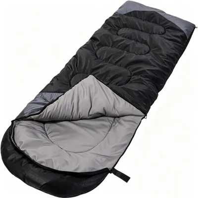 Produktbild von Omgoods – Schlafsack für 3-4 Jahreszeiten – Leicht – Wasserdicht – Für Kinder/Jugendliche/Erwachsene – Ideal zum Camping – Komfortbereich: 30-40 Grad – Camping-Schlafsack