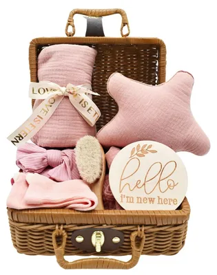 Produktbild von Solidchoice – 7-in-1 Baby-Geschenkset mit Decke und Zubehör
