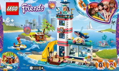 Produktbild von LEGO® Friends Leuchtturm mit Flutlicht, 41380