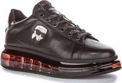 Produktbild von Karl Lagerfeld Kapri Kushion Nft Lo Lace Clear Sole Low Cut Damen Synthetikschuhe in Schwarz Mono – undefined / Schwarz Mono
