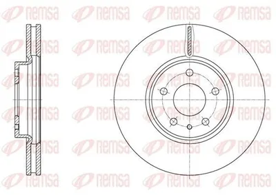 Produktbild von 2x REMSA Bremsscheibe 61605.10 vorne für FORD Mondeo V Kombi (CF) 300mm 51 1mm