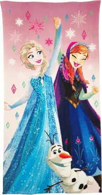 Produktbild von Disney Die Eiskönigin Anna Elsa Olaf Strandtuch Handtuch Badetuch XL 70x140 cm
