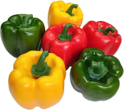 Image de Künstliche Paprika Dekoration Gemüse Rot Grün Gelb 6