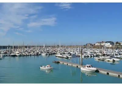 Image de Tableau sur toile port de Granville 45x65 cm, Tableau mural moderne pour décoration intérieure