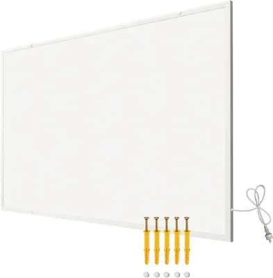 Obrázok produktu pre Panelové vykurovanie – Infračervený vykurovací panel – Úsporné vykurovanie – Energeticky úsporné – 920 x 620 mm – Biely