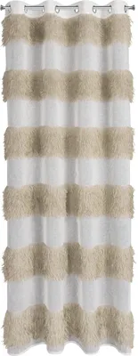 Zdjęcie produktu dla Eurofirany 460860, Przezroczysty, Biały, Wzór, Poliester, Pierścień, 100 g/m²