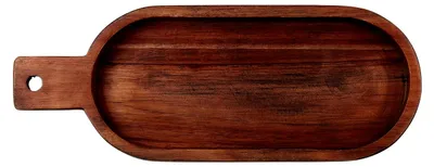 Produktbild von Ovale flache Schale aus Akazienholz
