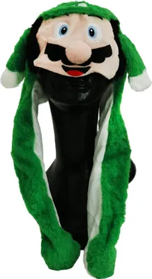 Produktbild von Wackelohr Mütze mit LED und beweglichen Ohren - aus Plüsch, Kostüm für Kinder und Erwachsene: Gehilfe Luigi sm-530 LED Wackelohr Mütze wählen: Gehilfe Luigi sm-530 LED