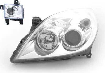Produktbild von Scheinwerfer passend für Opel Vectra C 08/2005- H7 H1 Li. Fahrer + Nebel 1216575 93179914 1216681 93192377 6710033 Johns