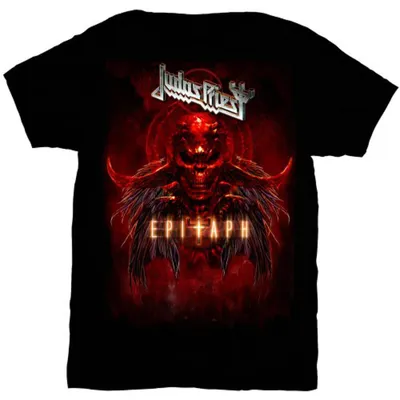 Produktbild von Judas Priest Epitaph Red Horns Black XL T-Shirt
