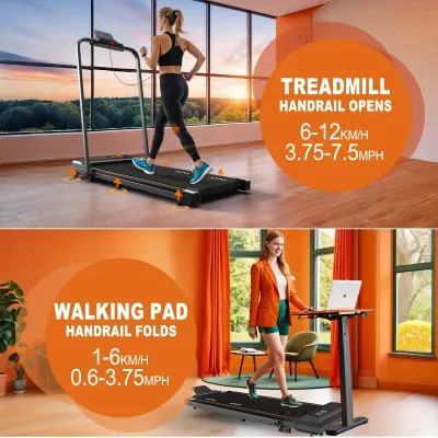 Produktbild von Laufband - Gehbänder - Joggingband - Fitnessband - Trainingsgerät - Kompaktes, zusammenklappbares Design