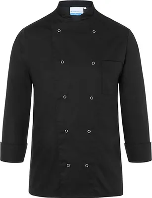 Produktbild von Karlowsky BJM 2 | Chef Jacket Basic Unisex Waschbar bis 60°C - Farbe: Black - Größe: L