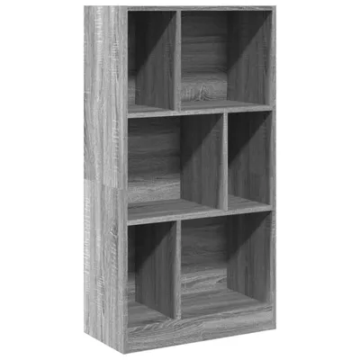 Produktbild von Bücherregal Grau Sonoma 57x28,5x107,5 cm Holzwerkstoff