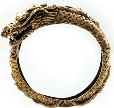 Produktbild von Armreif Drache Bronze