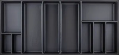 Produktbild von Agoform Besteck Organizer Sky Besteckeinsatz 1120x53x473 Kunststoff schwarz