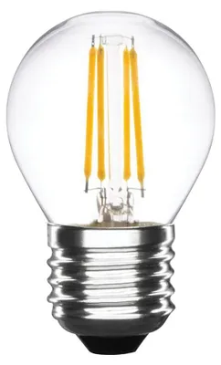 Immagine prodotto di Alcapower Lampadina LED G45 Filamento Trasparente 6W 810lm 4000K E27, Classe Energetica D, Luce Naturale 360 Gradi, Alta Efficienza 25000 Ore