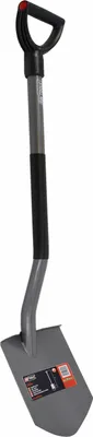 Image de Awtools bêche de jardinage tige métal pointue ligne noire