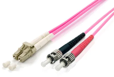 Produktbild von Equip LWL Patchkabel LC->ST 3.00m Multimode Duplex OM4 vi Polybeutel