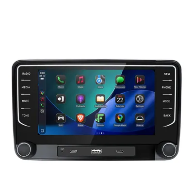 Produktbild von Android Autoradio 7 Zoll 128GB für VW Golf 5 6 Passat B6 B7 mit CarPlay & Android Auto Navigation & Bluetooth