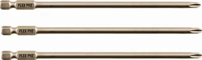 Produktbild von Flex Bit DB PH2 150 E6 3 Stück verwendbar mit M-DW 55 (463.698) 466859