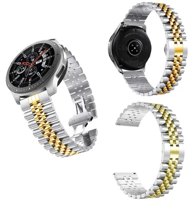 Produktbild von Für Samsung Galaxy Watch FE 6 5 4 Normal Pro Classic alle Größen Armband Edelstahl