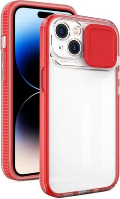Produktbild von König Design Hülle kompatibel mit Apple iPhone 14 Pro Max Kunststoff Soft Handyhülle - Handy Case Rot