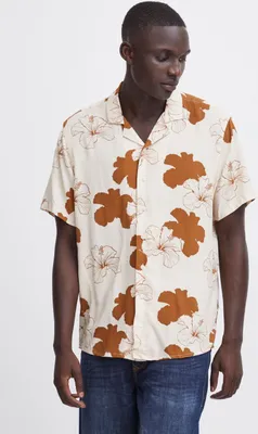 Produktbild von Blend He BHShirt Herren Kurzarmhemd Hemd Herrenhemd Hemdkragen 100% Viskose regular fit