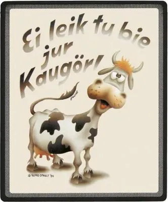 Produktbild von Mousepad Mauspad - Ei leik to bie jur Kaugörl - 22699 Gr. 24 x 20 cm