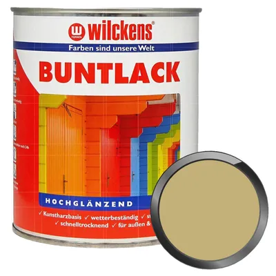 Produktbild von Wilckens Buntlack RAL1001 Beige hochglänzend 0,375l 10910100030