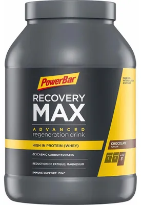Immagine prodotto di POWERBAR Recovery Max Chocolate 1144 g di bevanda al siero di latte rigenerata Pulver