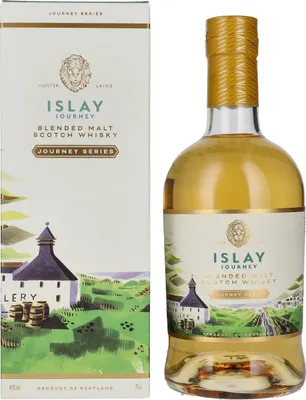 Image de Hunter Laing ISLAY JOURNEY SERIES Blended Malt Scotch Whisky 46% Vol. 0,7l en boîte cadeau