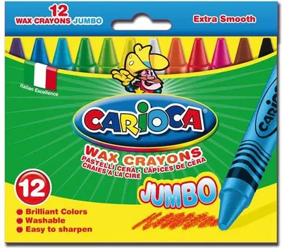Immagine prodotto di Carioca Wax Jumbo 12 pz