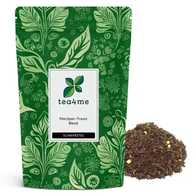 Produktbild von tea4me Marzipan-Traum Schwarztee mit Marzipan-Geschmack