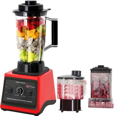 Image de Mixeur électrique, puissance 9500W, 15 vitesses, 3L + 15L + 05L, prise EU