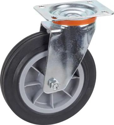 Produktbild von DÖRNER + HELMER Lenkrolle TPE PP-Felge 200 mm 210 kg