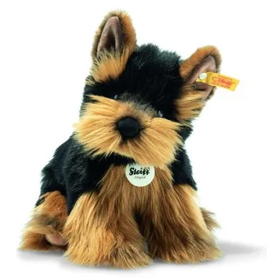 Produktbild von Steiff Kuscheltier Hund Yorkshire Terrier Herkules Braun/Schwarz (24cm)