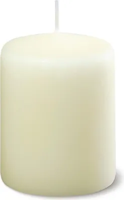 Image de Bolsius Ivory Pillar Bougies ivoire 8cm